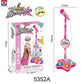 🎅Kerst Hot Sale 60% Korting🎁 Microfoon Speelgoed, Karaoke Machine Speelgoed met Licht🎤
