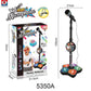 🎅Kerst Hot Sale 60% Korting🎁 Microfoon Speelgoed, Karaoke Machine Speelgoed met Licht🎤