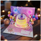 🔥LSAT DAY AANBIEDING 70% KORTING!!🎉3D Pop-Up Muzikale Verjaardagskaart met Lichtjes & Liedje🎵🎂