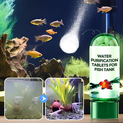 😍😍Tijdelijk gratis levering😍Krachtige Waterzuiveringstablet voor Aquarium