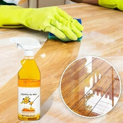 ✨ ScratchErase Bijenwas Vloerspray – Reinigt, Herstelt Glans & Verwijdert Krassen! 🧹