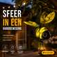 🐝 NU 50% KORTING! ☀️ Zonne-aangedreven Hangende Autolamp – Schattig Bijenontwerp met Hartvormige Vleugels – Perfect voor de Tuin & Auto 🌸
