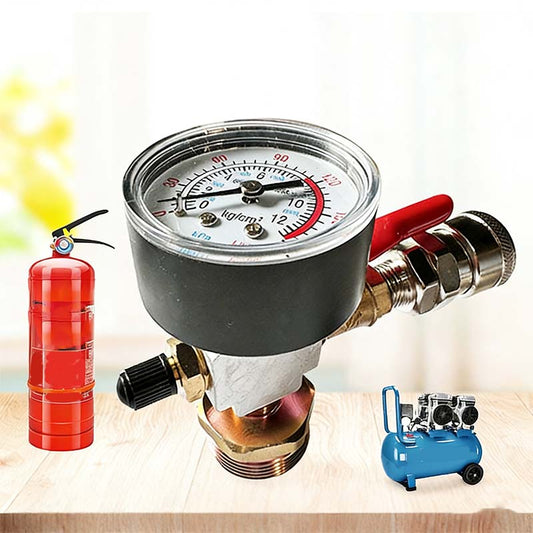🧯Universele luchtvatadapter Heavy-duty messing luchtvatadapter | Hogedruk-snelkoppeling voor luchtvaten naar bandenpompen