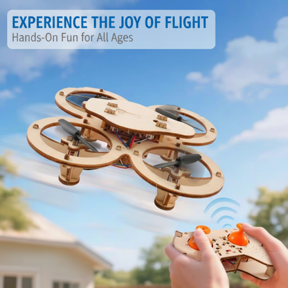 ✈️Houten bouwpakket voor kinderen om zelf een drone te maken 🎁💥