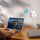 🎁Laatste dag aanbieding 49% 🔥WiFi-versterker 2026, 1200 Mbps dual-band (5 GHz/2,4 GHz) signaalversterker, dekt 930 m² en 50 apparaten, repeater met ethernetpoort voor thuis, cadeaus