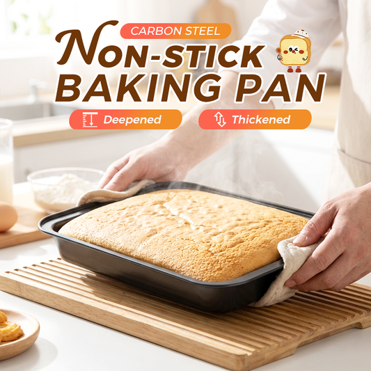 🔥 Bestseller 2026 | Koolstofstaal Bakplaat Antiaanbak | Gemakkelijk Loslaten & Snel Reinigen 🍳【-50% Deze Week】