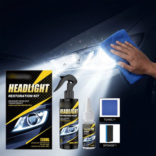 💶 Slechts €6 – geef je koplampen een nieuwe glans! ✨ Professionele koplampen polijst- & afdichtingsset 🚗🔧