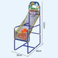 🥳HETE UITVERKOOP 2026🥳💞Meer dan 50.000 verkocht!🏀🎯 50% korting! Indoor basketbal arcade game voor kinderen – Automatische balterugvoer, stevig en veilig. 4 ballen + pomp inbegrepen. Snel op te zetten, eindeloos speelplezier! 🧒💨