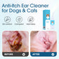 🐱👂 50% KORTING! Alsof je een fluisterende dierenarts in een flesje hebt die jeuk en stank uit de oren van je huisdier tovert! Zachte siliconen tip, natuurlijke plantenextracten, en veilig voor kat én hond – geen gekrab meer, geen irritatie.