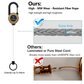 🔑Uitschuifbare Carabiner Sleutelhanger – 65 cm stalen koord, 100.000 trekcycli. Lichtgewicht en stevig.