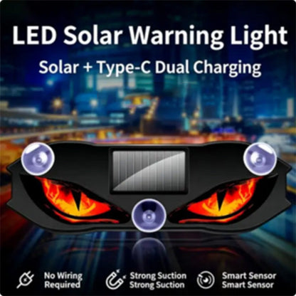🚗🔆 Zonne-energie LED-auto-waarschuwingslamp – 50% KORTING! Zonne-energie, weerbestendig, automatische activering in het donker – voor meer veiligheid langs de weg. 🔥🛡️